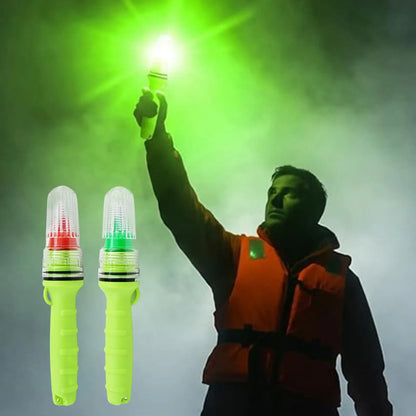 Portable Waterproof Boat Flares Visual Distress Signal Light For Boating Survival Sea Lake Rafts, Marine Emergency Kit