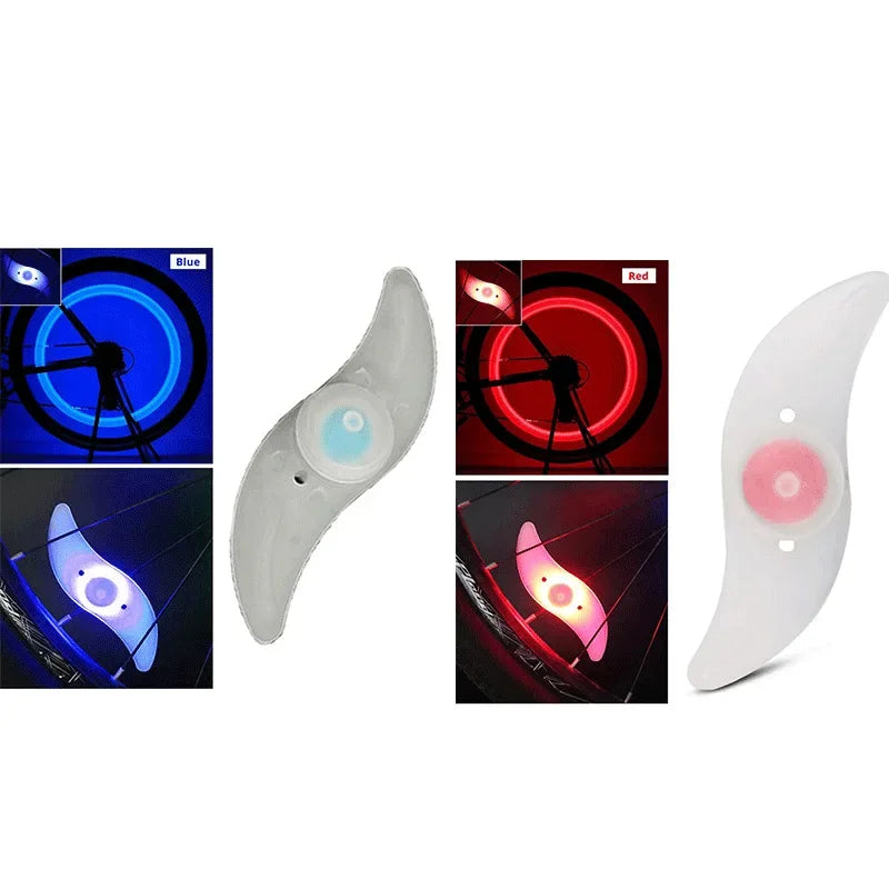 1-3PCS Bike Wheel Spoke Light Tire Lights 3 Mode LED Tyre Tire Flash Lamp Bike Safety Warning Easy to Install MTB  Accessories