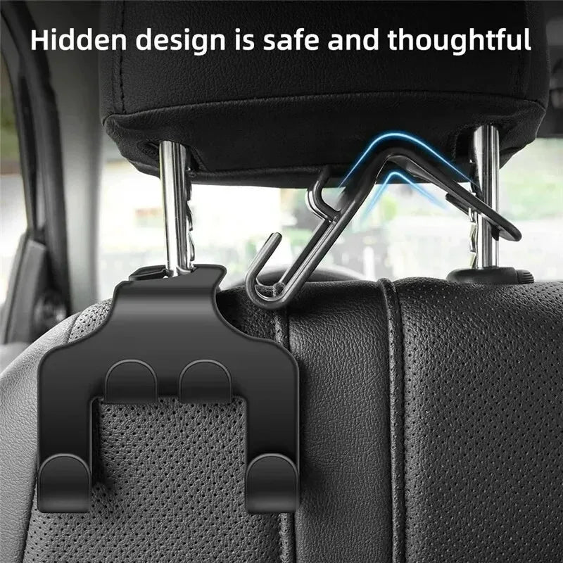 Car Back Seat Holder Hanging Storage Phone Stand Universal Lazy Rear Seat Phone Headrest Stand Portable Car Back Seat Hook Stand