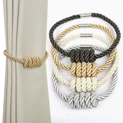 1pc Curtain Tieback Magnetic Curtain Tiebacks Curtains Holdbacks Curtain Holder Accesories Decorative Drapery Holdbacks
