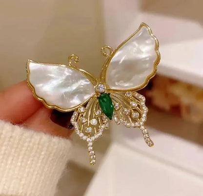 Small Cute Little Girl In Black Dress Nurse Brooches Rhinestone Crystal Brooch Pin Drop Oil Corsage Clothing Coat Jewelry