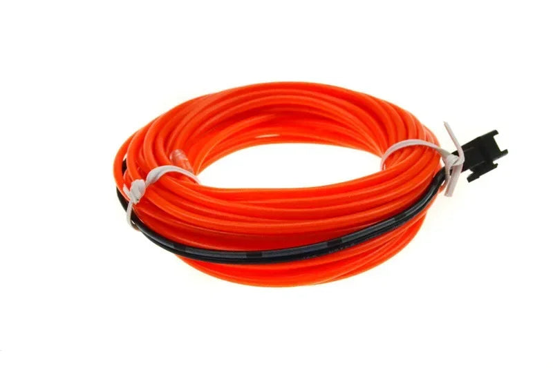 1M/3m/5M LED Neon Light USB Flexible EL Wire Rope Tube Waterproof LED Strip Tape for Holiday Dance Party Decor Light 3V 5V 12V