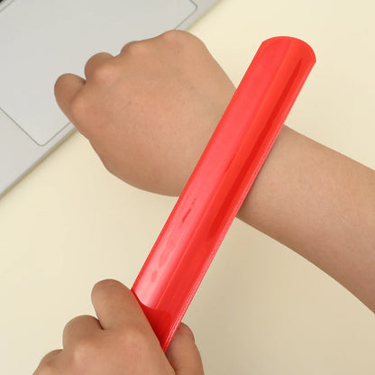 5pcs Cycling Pvc Reflective Bracelet Wristband Fun Run Star Should Support Safety Warning Reflective Ring Bracelet Concert Protection