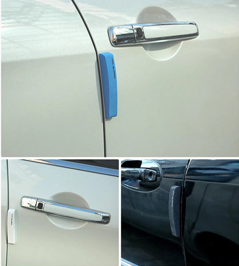 Universal 4Pcs Car Door Protector Guard Strip Scratch Protector Car Rubber Stickers Auto Door Edge Protection Car Accessories