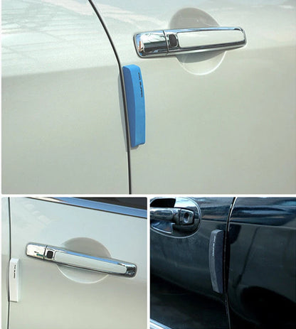 Universal 4Pcs Car Door Protector Guard Strip Scratch Protector Car Rubber Stickers Auto Door Edge Protection Car Accessories
