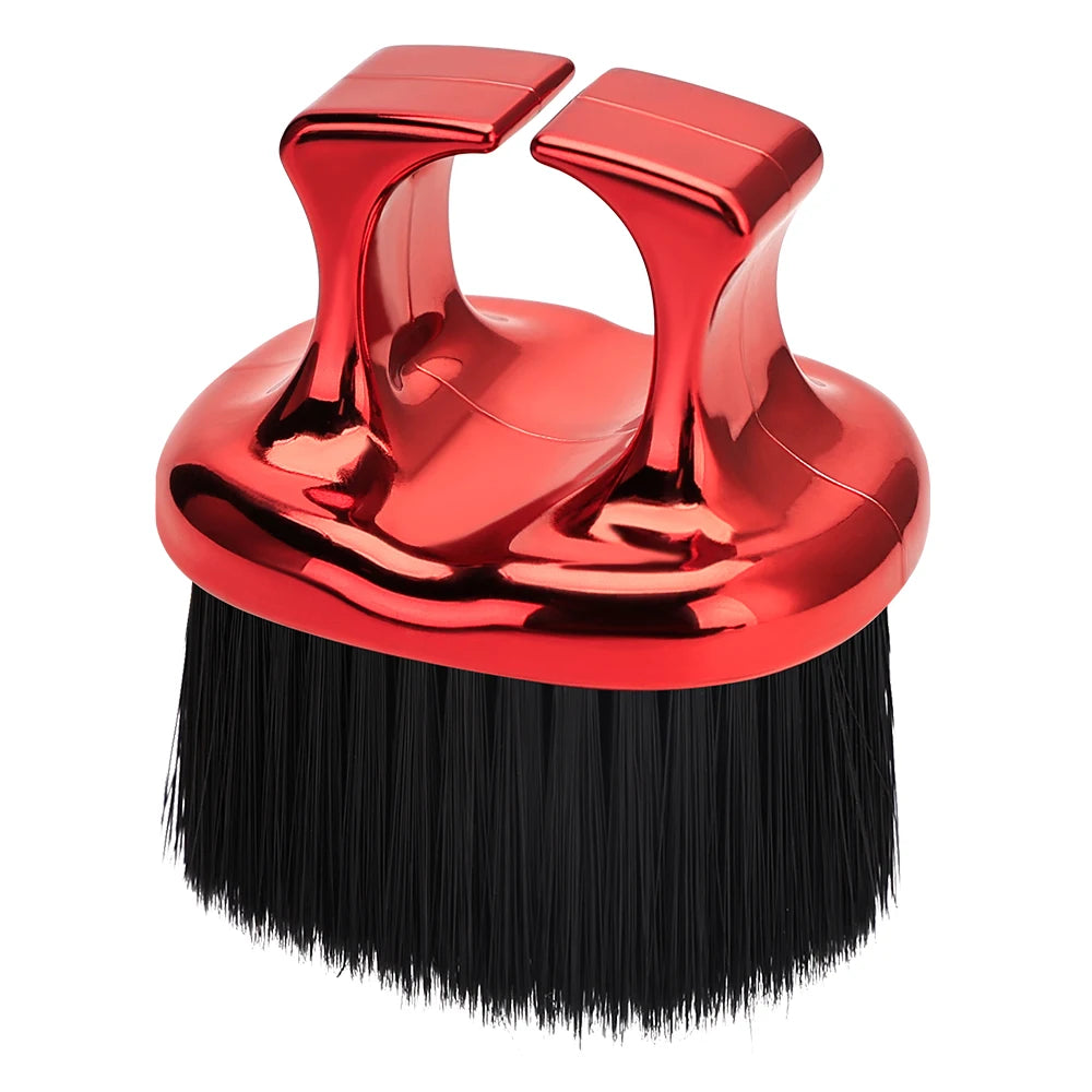 Ring Neck Duster Barber Remove Loose Hair Brush Hair Cutting Brush Soft Hair Cleaning Brush Hairdressing Tools