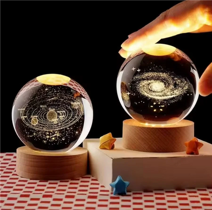 System Galaxy Table Lamp Glowing Moon Sphere For Bedroom Decoration Gift