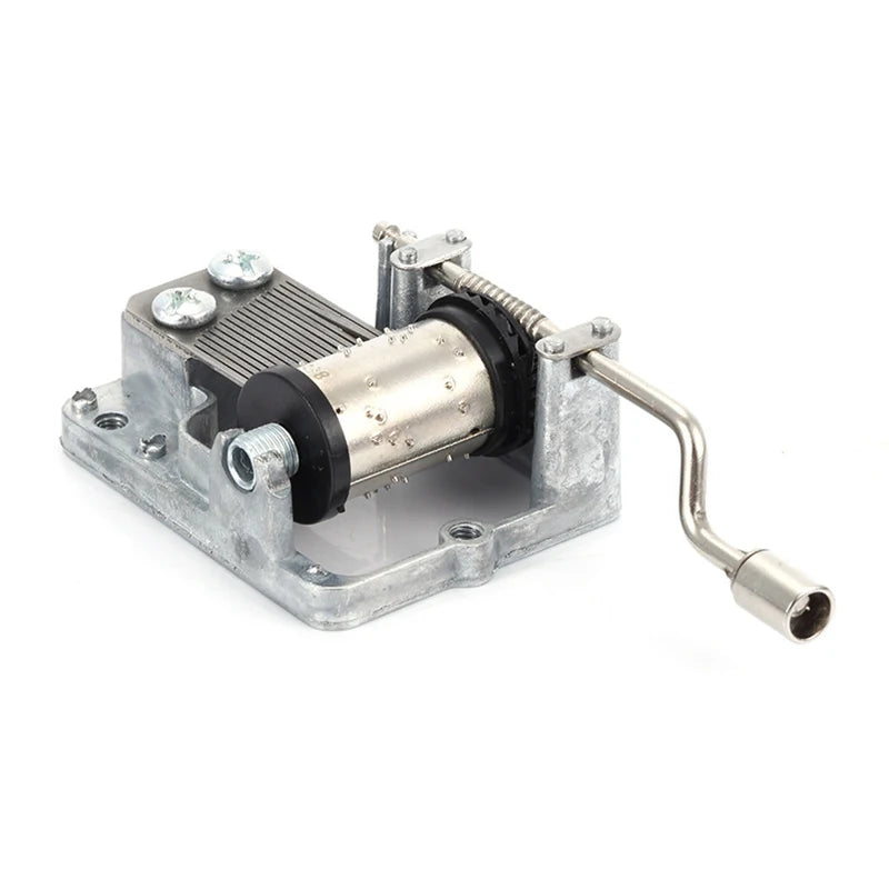 Hand-Cranked Music Box Movement Metal Rocker Mini Diy Gift Music Mechanical Decorative Collectibles For Girl Boy friend