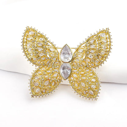Different Styles Fashion Butterfly Brooch Animal Badge Pin Jewerly for Party Wedding