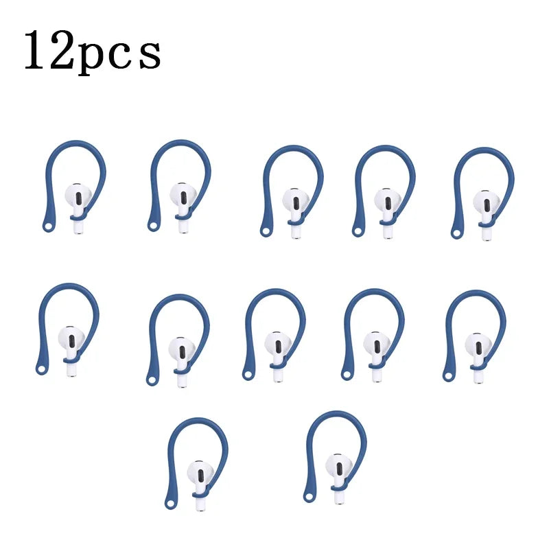 1/3/5/6Pairs Silicone Ear Hooks for Apple AirPods Pro Accessories Anti-fall Bluetooth Earphone Holder for AirPods 3 Earhooks