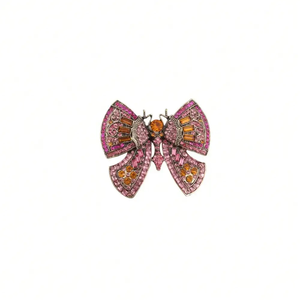 Brooches for Women, Retro Palace Style Butterfly Treasure Brooch Pin, for Coat Dress Decoration, Elegant Jewelry Festival Gift