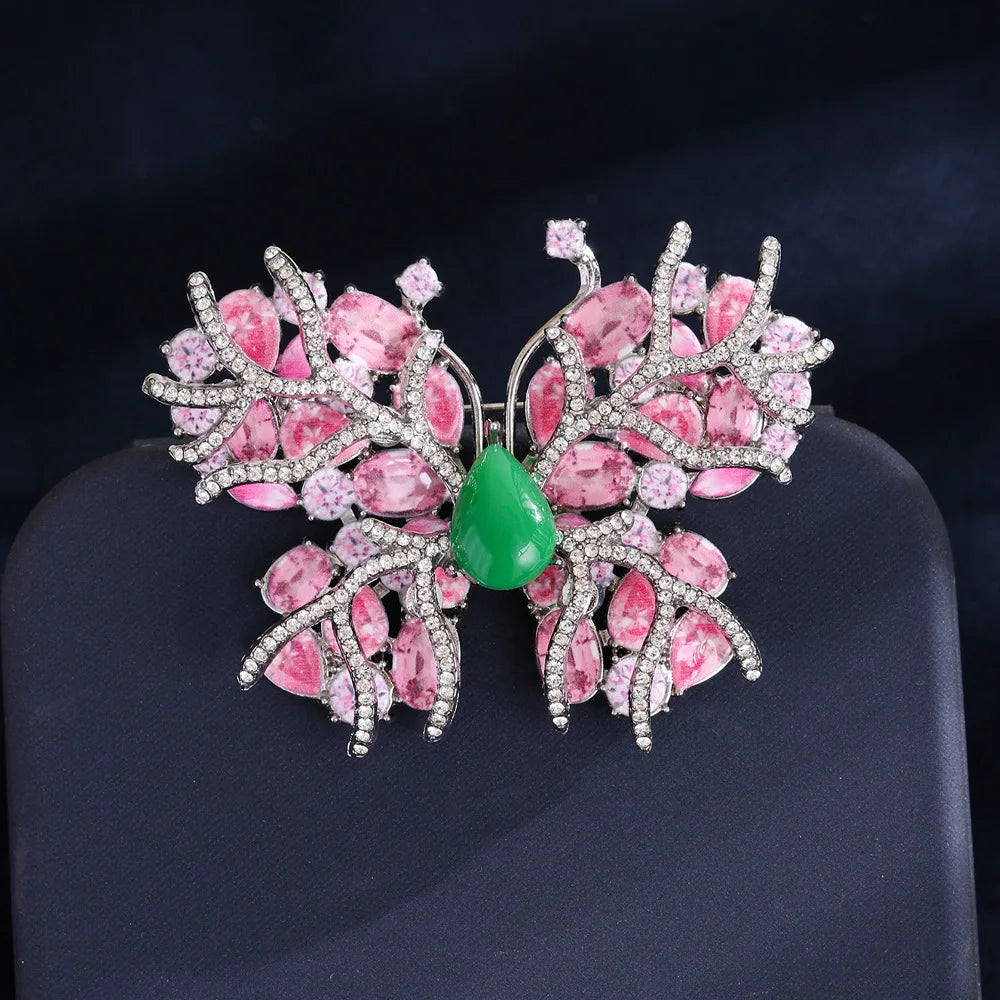 Different Styles Fashion Butterfly Brooch Animal Badge Pin Jewerly for Party Wedding