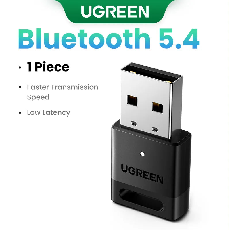 UGREEN USB Bluetooth for PC Bluetooth 5.4 for Bluetooth Keyboard/Mouse/Speakers