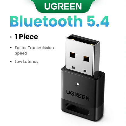 UGREEN USB Bluetooth for PC Bluetooth 5.4 for Bluetooth Keyboard/Mouse/Speakers