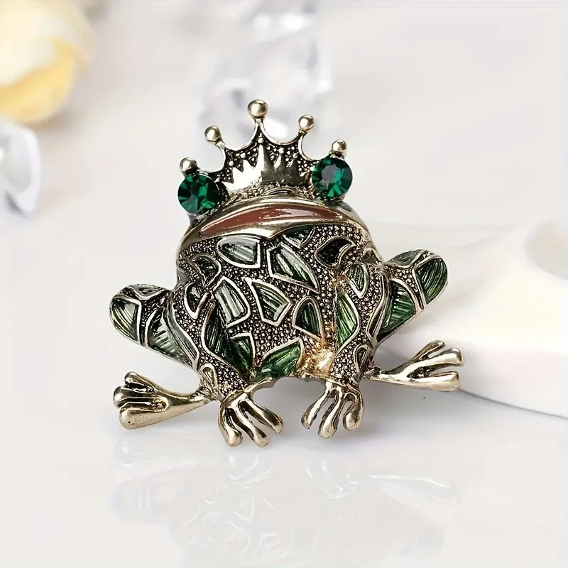 Baroque Luxury Frog Collection: Brooches and Pins for Men and Women, Jewelry, Fashion Accessories, and Party Gifts