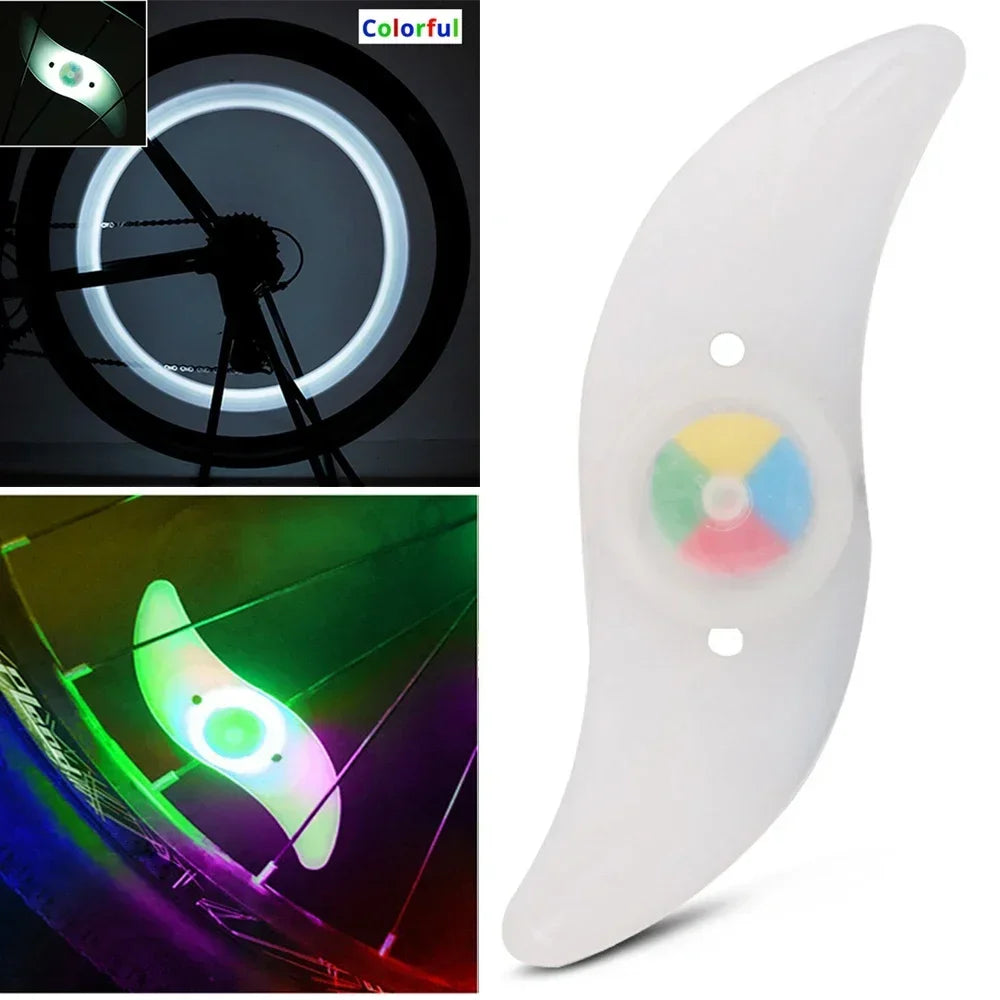 1-3PCS Bike Wheel Spoke Light Tire Lights 3 Mode LED Tyre Tire Flash Lamp Bike Safety Warning Easy to Install MTB  Accessories