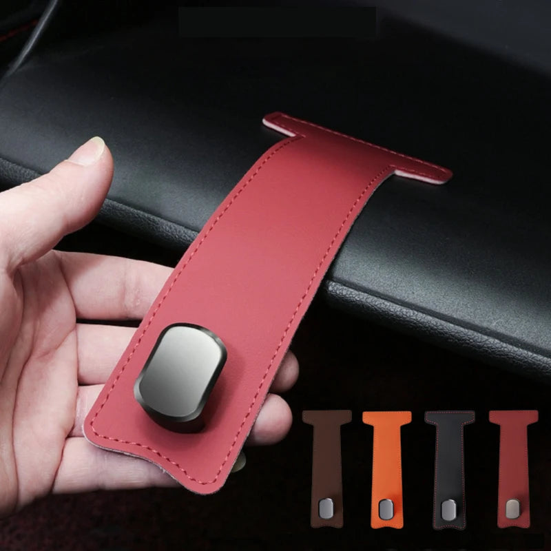 RazorRide Universal Car Passenger Glove Box Hooks Aluminum Alloy Hanging Hook Purse Bag Hat Hanger Holder Auto Interior Storage