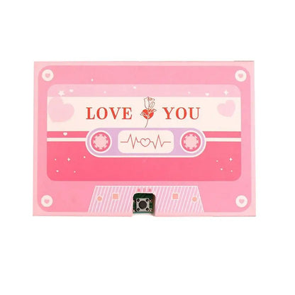 Voice Recordable Greeting Card 60 Seconds Recording Time Message Recorder Cassette Recording Voice Tape Greeting Card