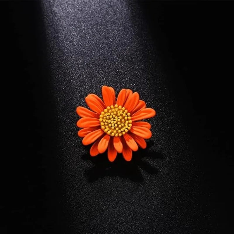 Multicolor Cute Daisy Flower Brooch Plant Sunflower Set Lapel Pin Enamel Pin Coat Collar Brooch Ladies Girls Men's Jewelry Gift