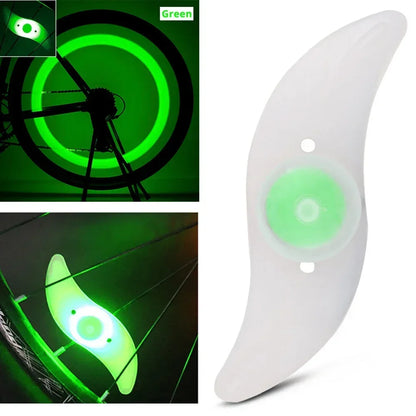 1-3PCS Bike Wheel Spoke Light Tire Lights 3 Mode LED Tyre Tire Flash Lamp Bike Safety Warning Easy to Install MTB  Accessories