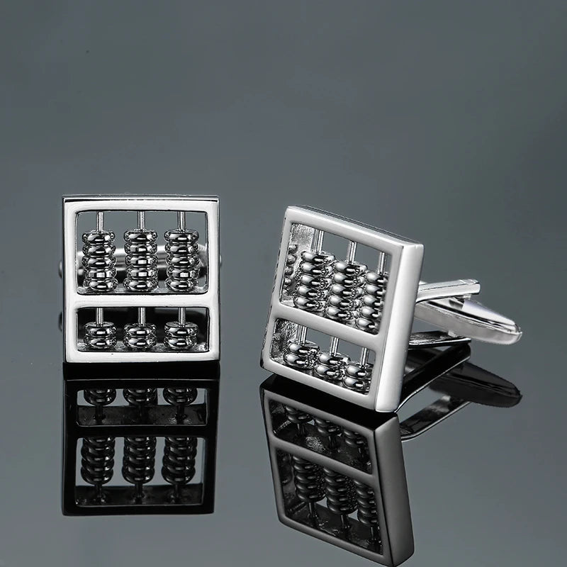 High quality men's French shirt cufflinks brand new fashion poker cufflinks dice pistol dice car logo buttons