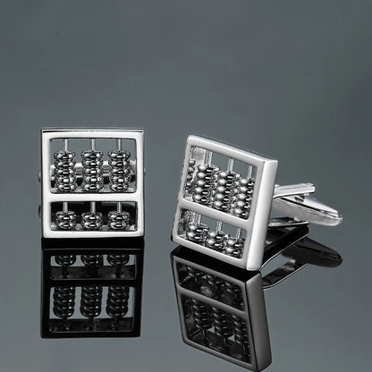 High quality men's French shirt cufflinks brand new fashion poker cufflinks dice pistol dice car logo buttons