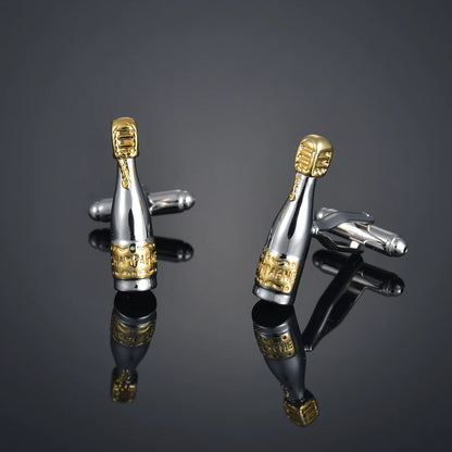 Copper material, plating, entertainment, hobbies, cufflinks, musical notes, chromatics, piano, guitar, French shirt, acce