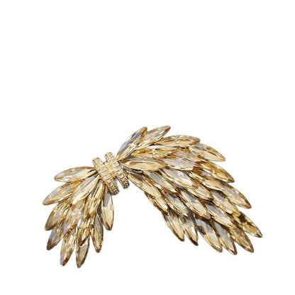 Luxury Wings Fashion Brooch Pins For Women Creative New Handmade Shinning Rhinestones Brooches