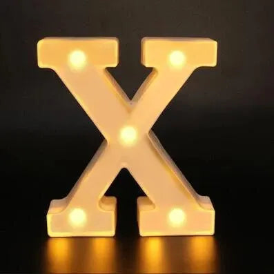 Ins Hot Sale 26 English Letter Led Light Design Lamp For Wedding Birthday Colorful Light Proposal Confession Surprise Night