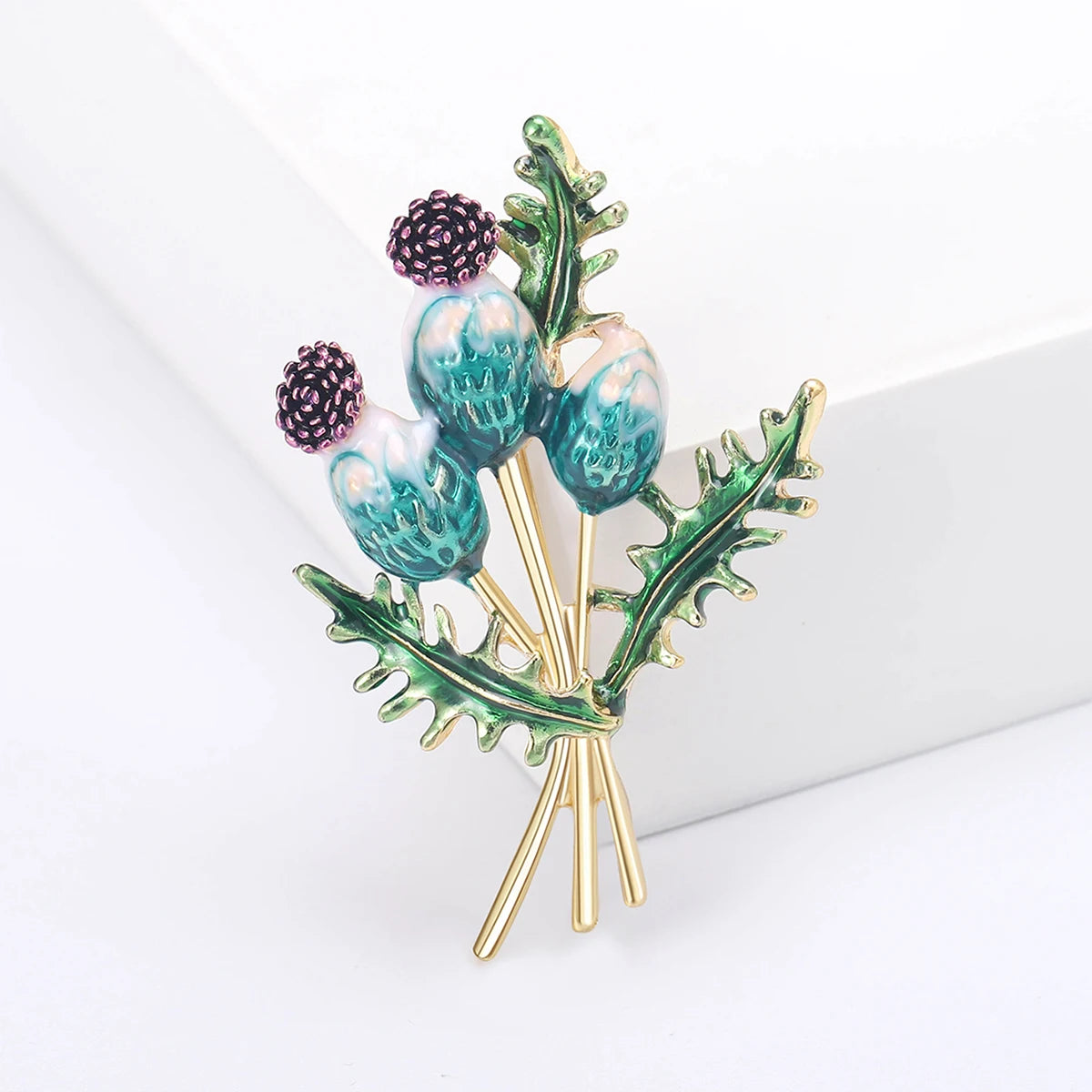 Pearl Lily of the Valley Flower Brooches for Women Enamel Berry Pin Plant Lapel Pins Office Party Funny Friend Gifts Accessories