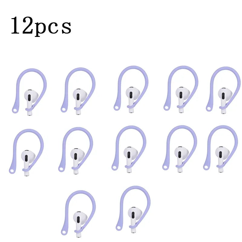 1/3/5/6Pairs Silicone Ear Hooks for Apple AirPods Pro Accessories Anti-fall Bluetooth Earphone Holder for AirPods 3 Earhooks