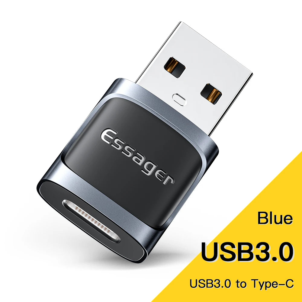 Essager OTG Type C To USB Micro USB To Type C Adapter OTG USB To Type C Adapter For Macbook Xiaomi HUAWEI Samsung OTG Connector