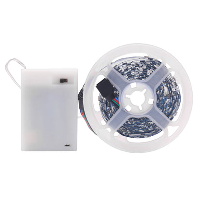 3AA Battery Power RGB Led Strip Light 5V 5050 with 3/17/24Key Remote Control Flexible Tape Waterproof Led Light TV Backlight