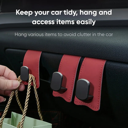 RazorRide Universal Car Passenger Glove Box Hooks Aluminum Alloy Hanging Hook Purse Bag Hat Hanger Holder Auto Interior Storage