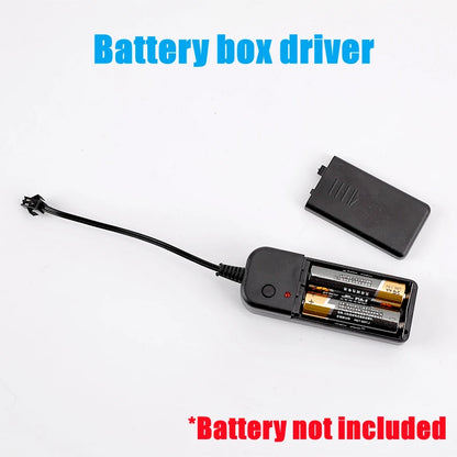 4 Control Modes 5M 4M Multicolor Led Light String Flexible Neon Light Wire Dance Party Atmosphere Decor USB Battery Box Driver