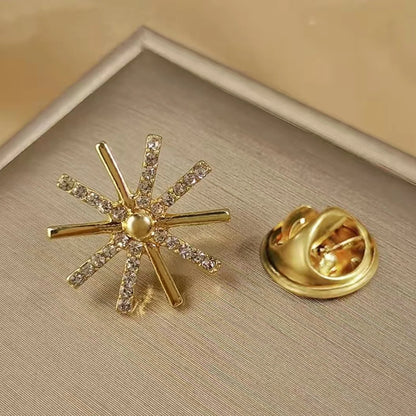 Cute Mini Brooch Pins Colorful Crystal Fruit Bowknot Flower Neckline Lapel Pin for Women Girls Buckle Jewelry Gifts