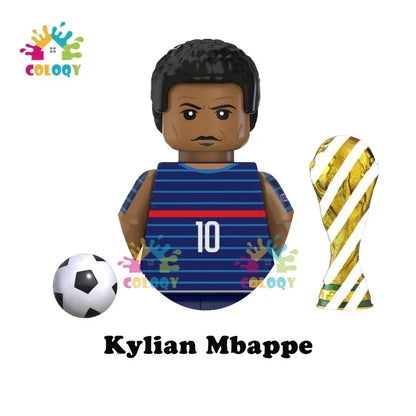 Kids Toys Football Stars Building Blocks Sport Player Mini Action Figures Toys For Boys Christmas Gifts