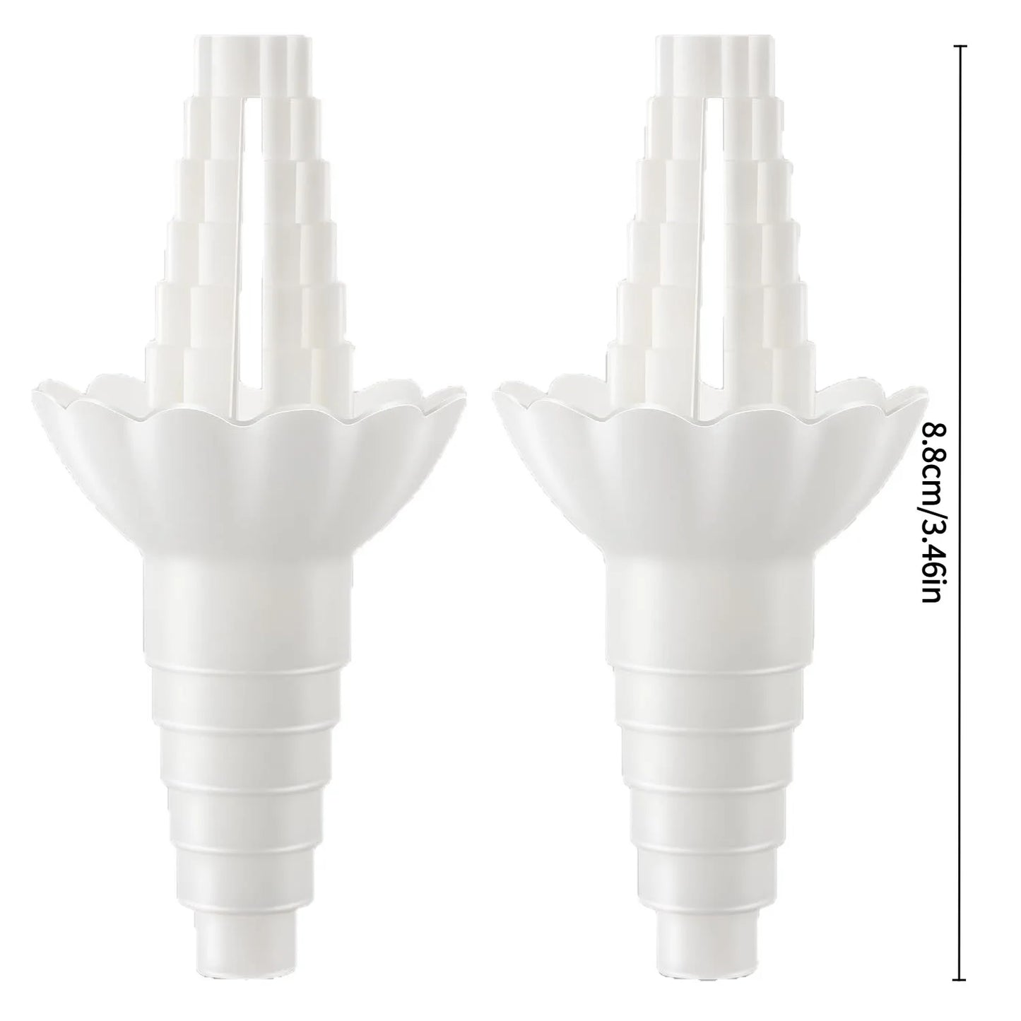 Universal Bottle Emptying Kit - Reusable Liquid Transfer Connector with No Waste Funnel Adapter, Compatible with Soap, Shampoo