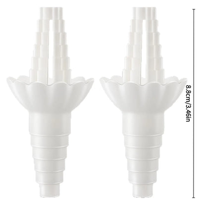 Universal Bottle Emptying Kit - Reusable Liquid Transfer Connector with No Waste Funnel Adapter, Compatible with Soap, Shampoo