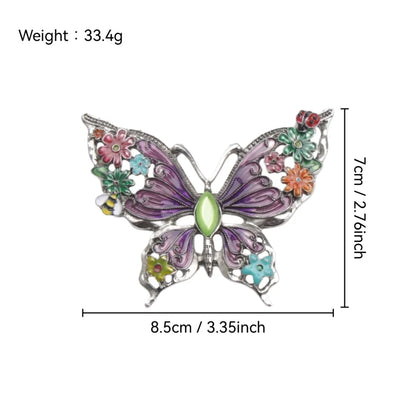 Different Styles Fashion Butterfly Brooch Animal Badge Pin Jewerly for Party Wedding
