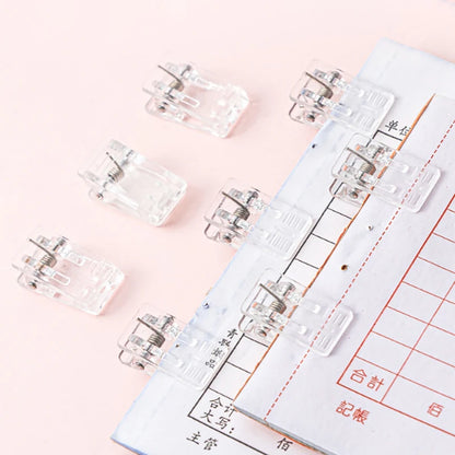10Pcs Self-Adhesive Clips Plastic Clear Wall Clips Sticky Hanging Photo Clips Poster Clips For Office Home Poster Photo