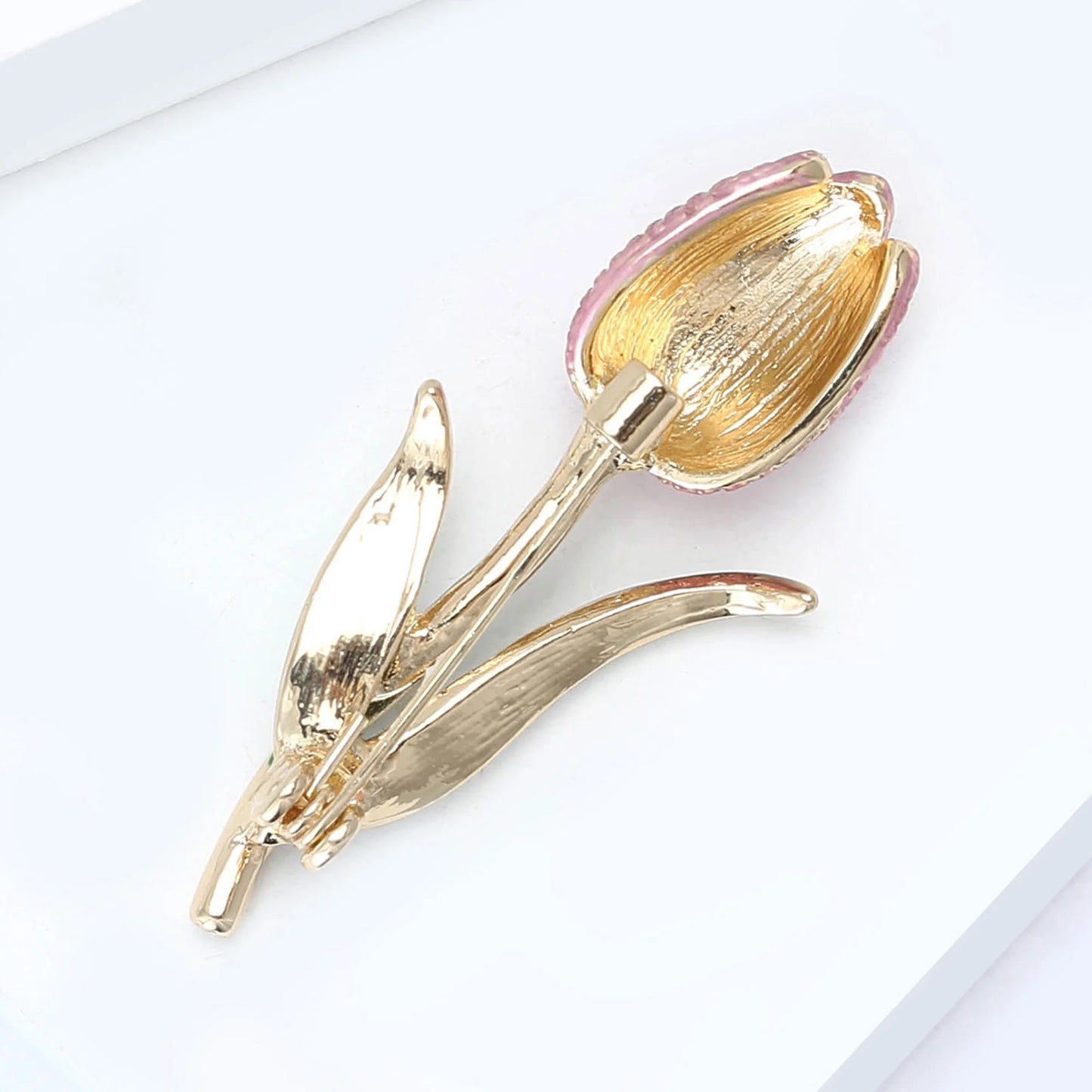 Fashion Enamel Flower Brooches for Women Unisex Plant Pins Office Casual Party Friend New Gifts Jewelry Accessories Decoration