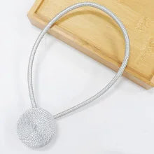 Magnetic Pearl Ball Curtain Buckles Curtain Tiebacks Backs Holdbacks Buckle Clips Curtain Rods Home Decorative Accessories