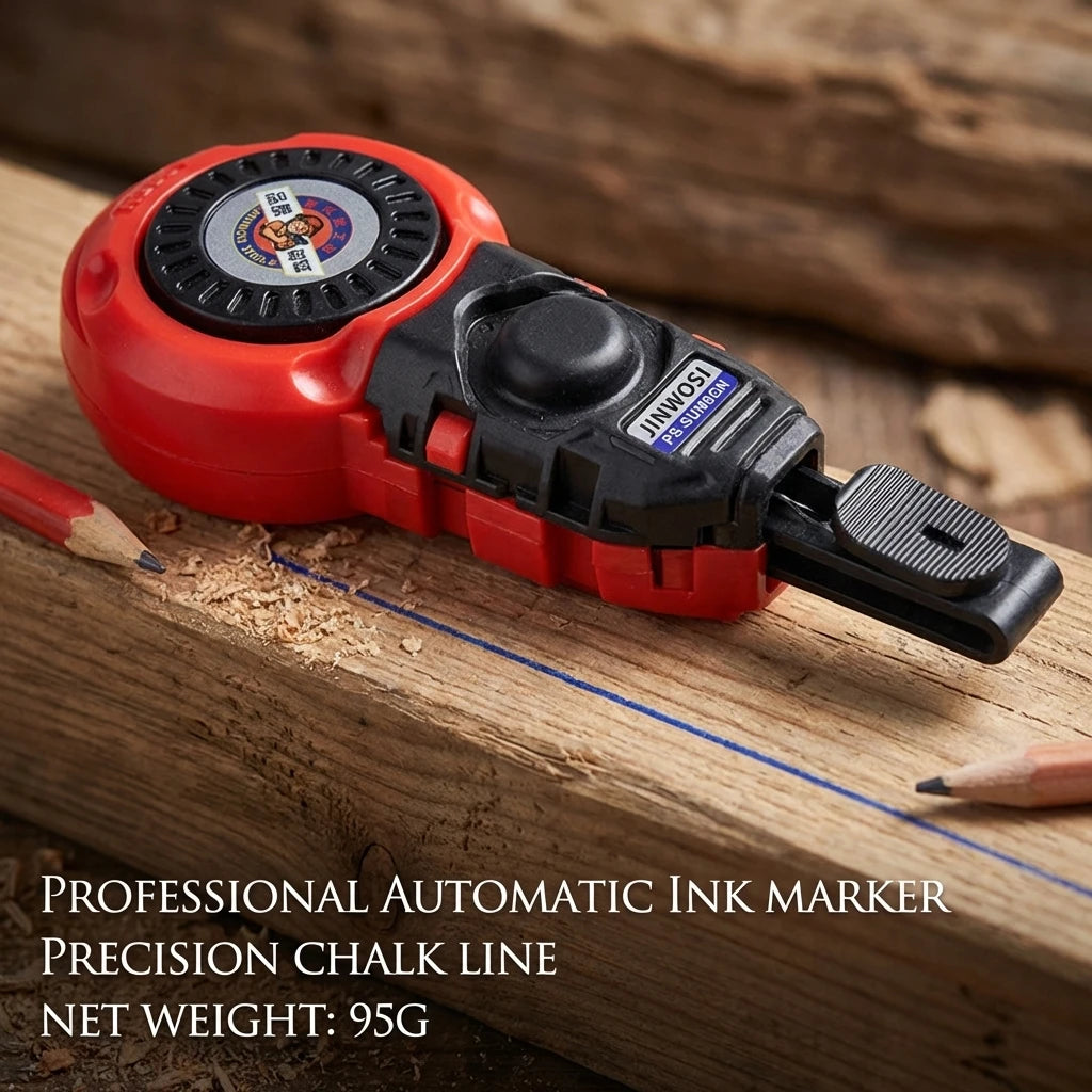 Construction Measuring Tools Plastic Automatic Carpenter Manual Ink Marker Duct Woodworking Chalk Line Carpenter Ink Markers