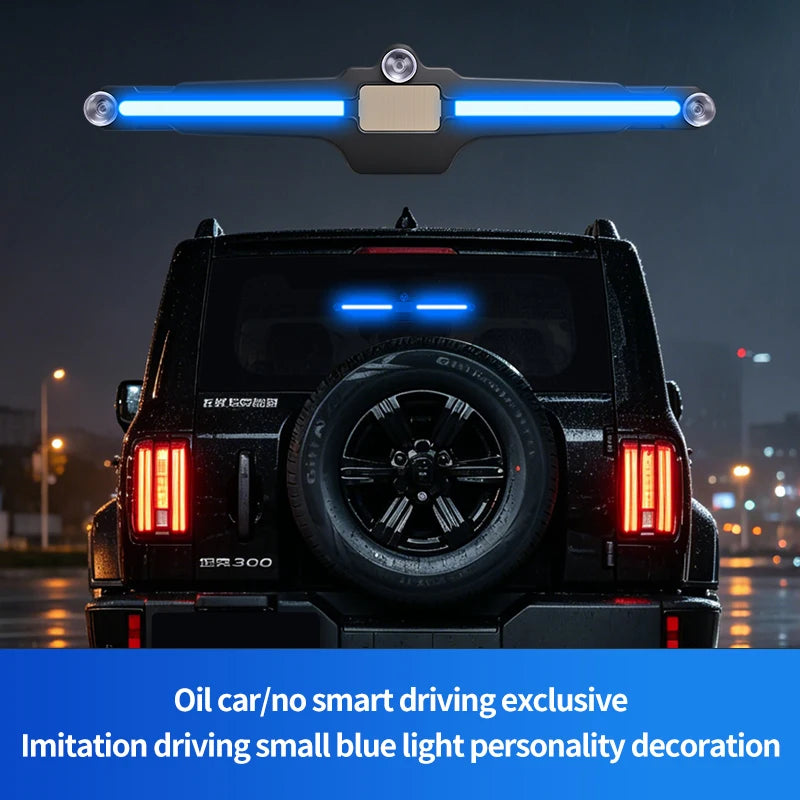 Solar Powered Car LED Warning Light Suction Cup Mount No Wiring Auto Rear Windshield Strobe Flash Safety Decorative Ambient Lamp