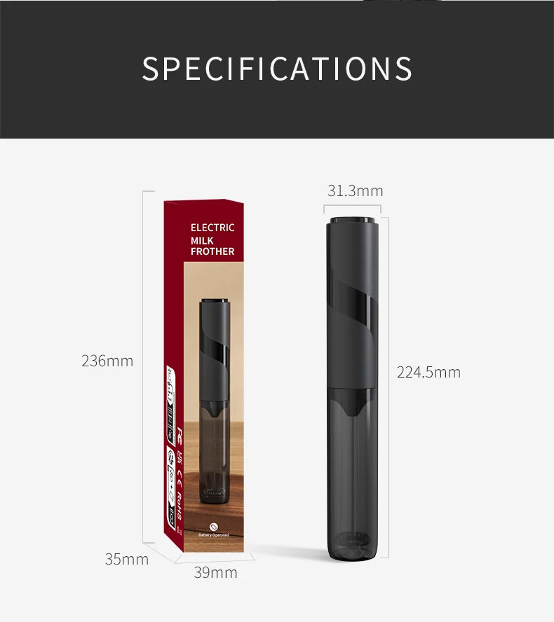 Kitchen Powerful Stirrer Milk Frother Handheld Foam Maker for Lattes,Whisk Drink Mixer for Coffee Electric Egg Beater