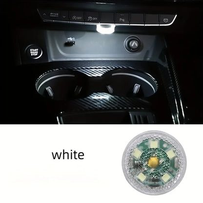 2Pcs Motion Sensor LED Indoor Ambient Lights - Touch Activated Battery-Free for Reading & Storage Box Lighting
