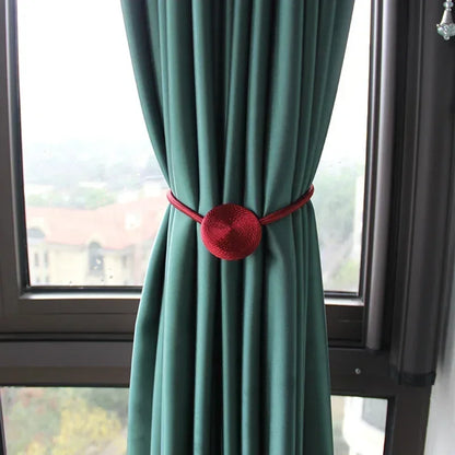 1pc Magnetic Curtain Tieback Clip Room Accessories Curtains Holder Buckles Rope Strap Home Decor