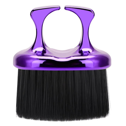 Ring Neck Duster Barber Remove Loose Hair Brush Hair Cutting Brush Soft Hair Cleaning Brush Hairdressing Tools
