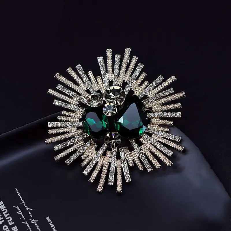 1PC Women's European and American Trendy Atmosphere Droplet brooch Fashion Dressing Banquet Party Festival Gift